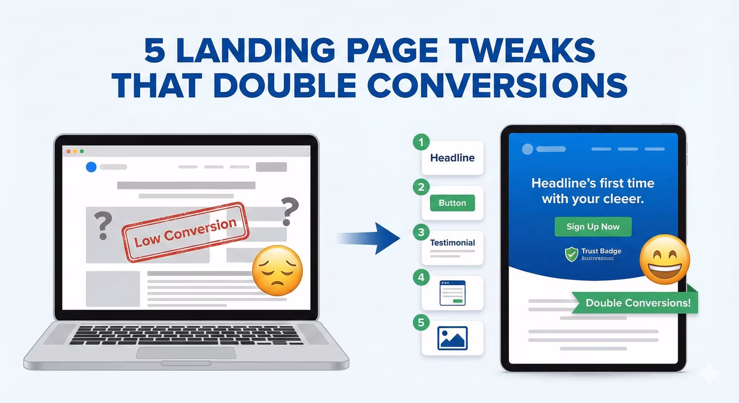 5 Landing Page Tweaks That Double Conversions