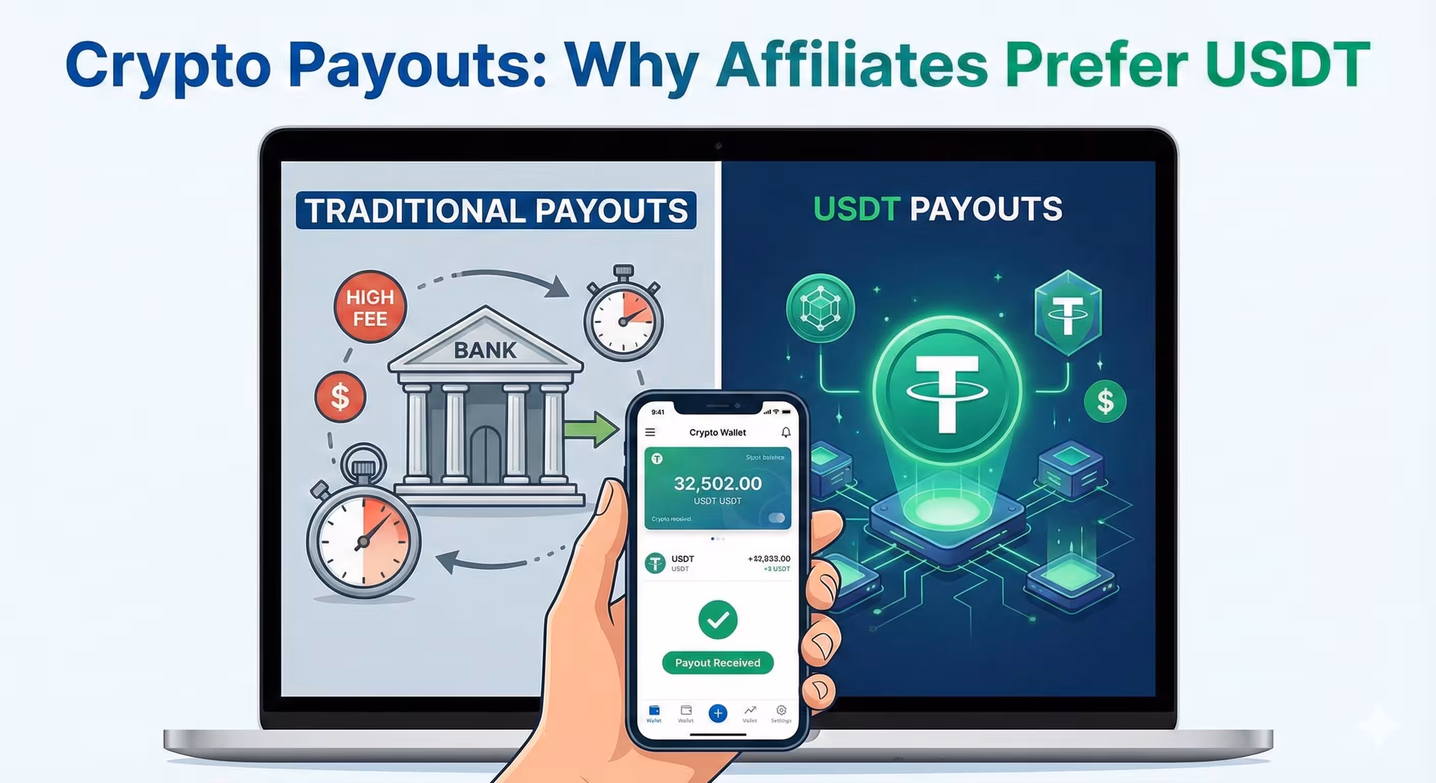 Crypto Payouts: Why Affiliates Prefer USDT