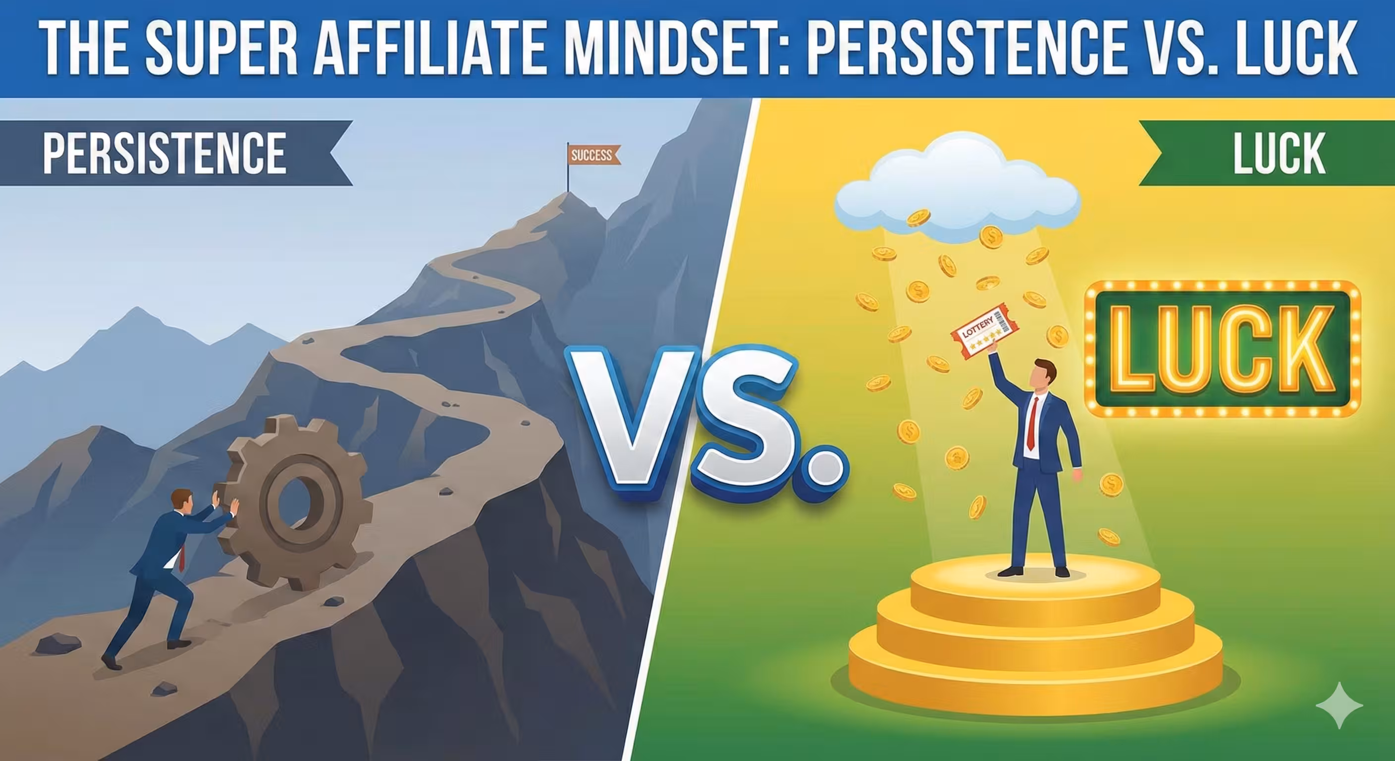 The Super Affiliate Mindset: Persistence vs. Luck