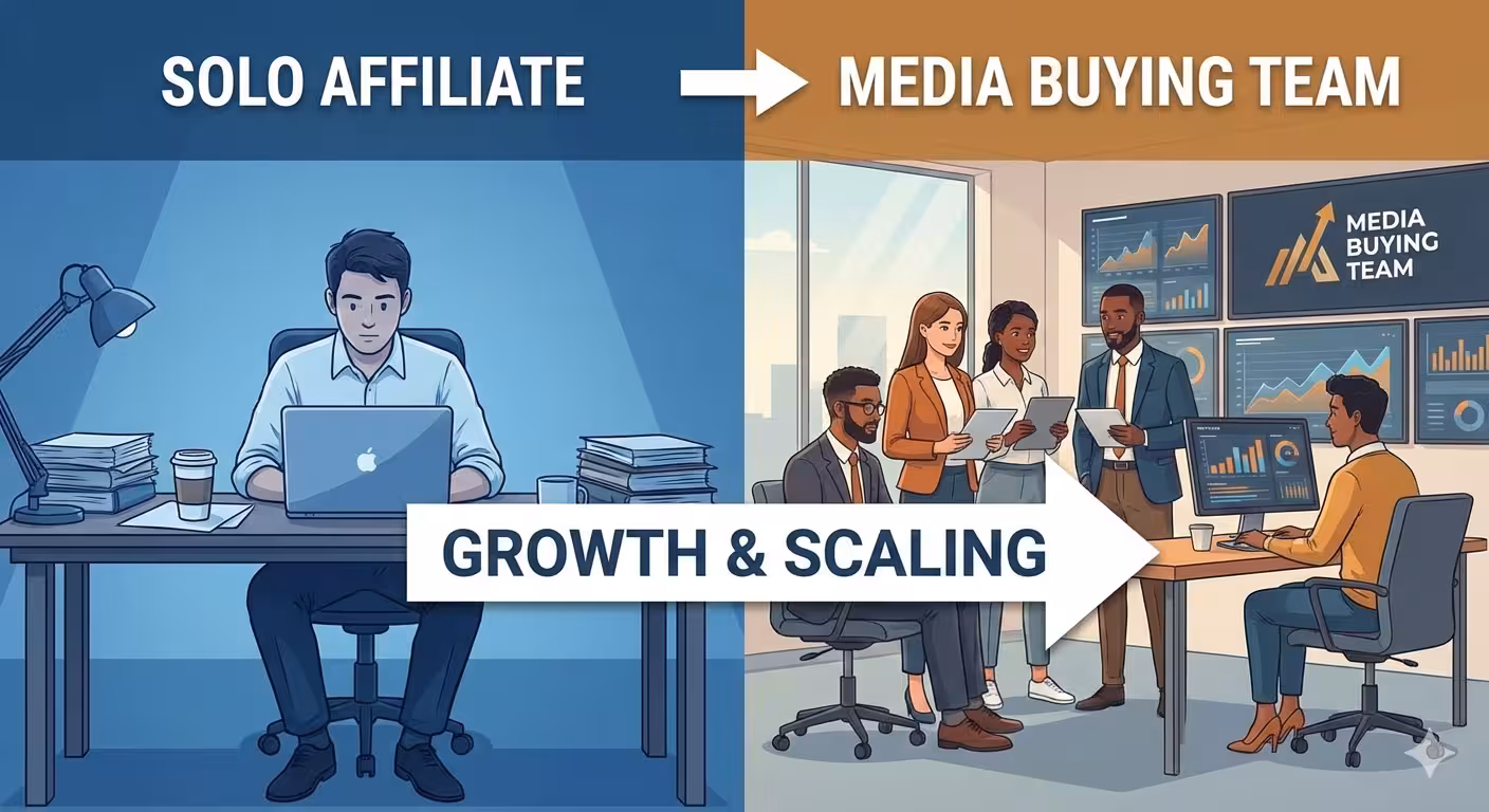 From Solo Affiliate to Media Buying Team