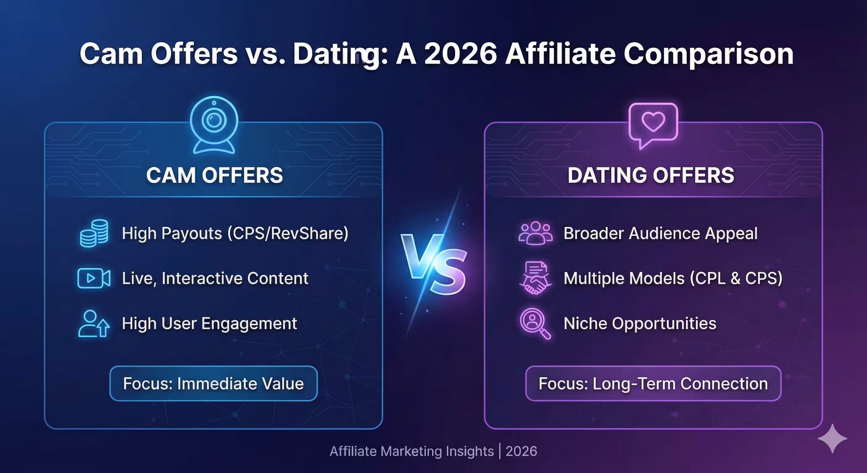 Cam Offers vs. Dating: A Comparison