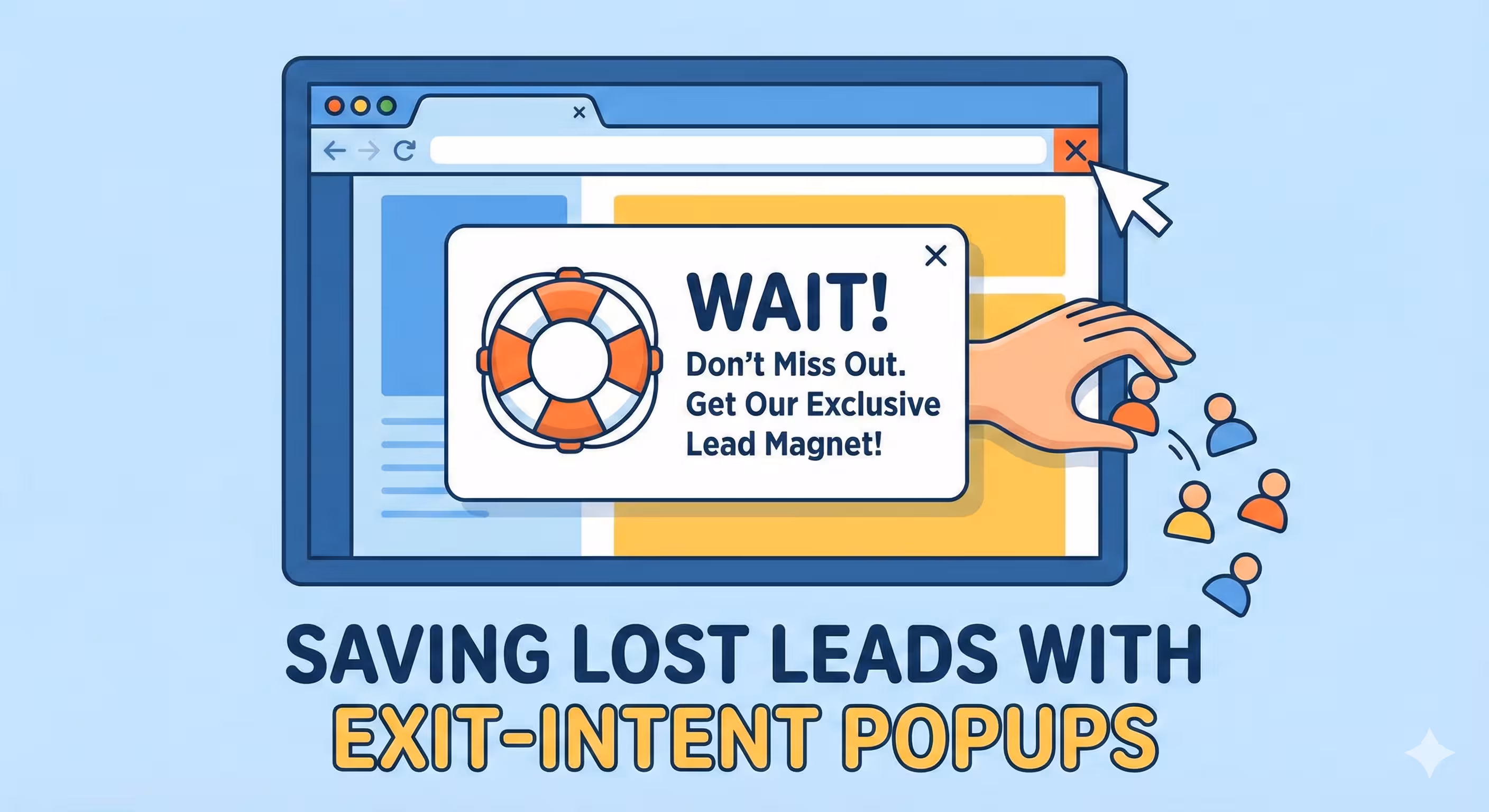 Saving Lost Leads with Exit-Intent Popups