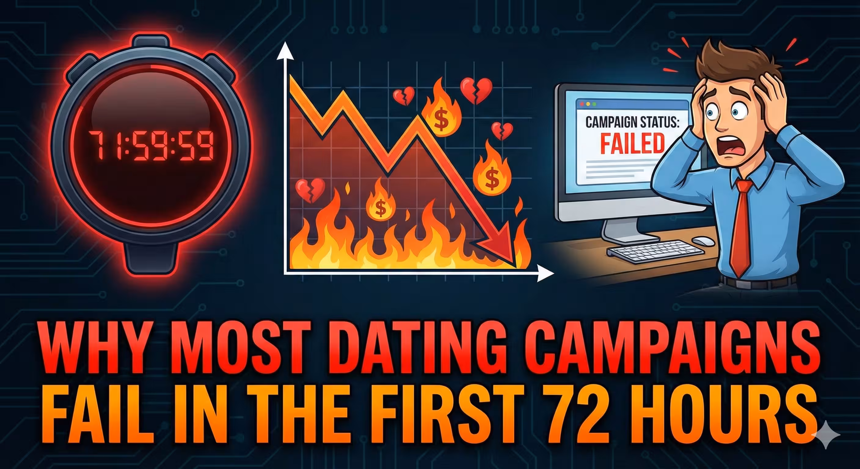 Why Most Dating Campaigns Fail in the First 72 Hours (And How to Fix It)