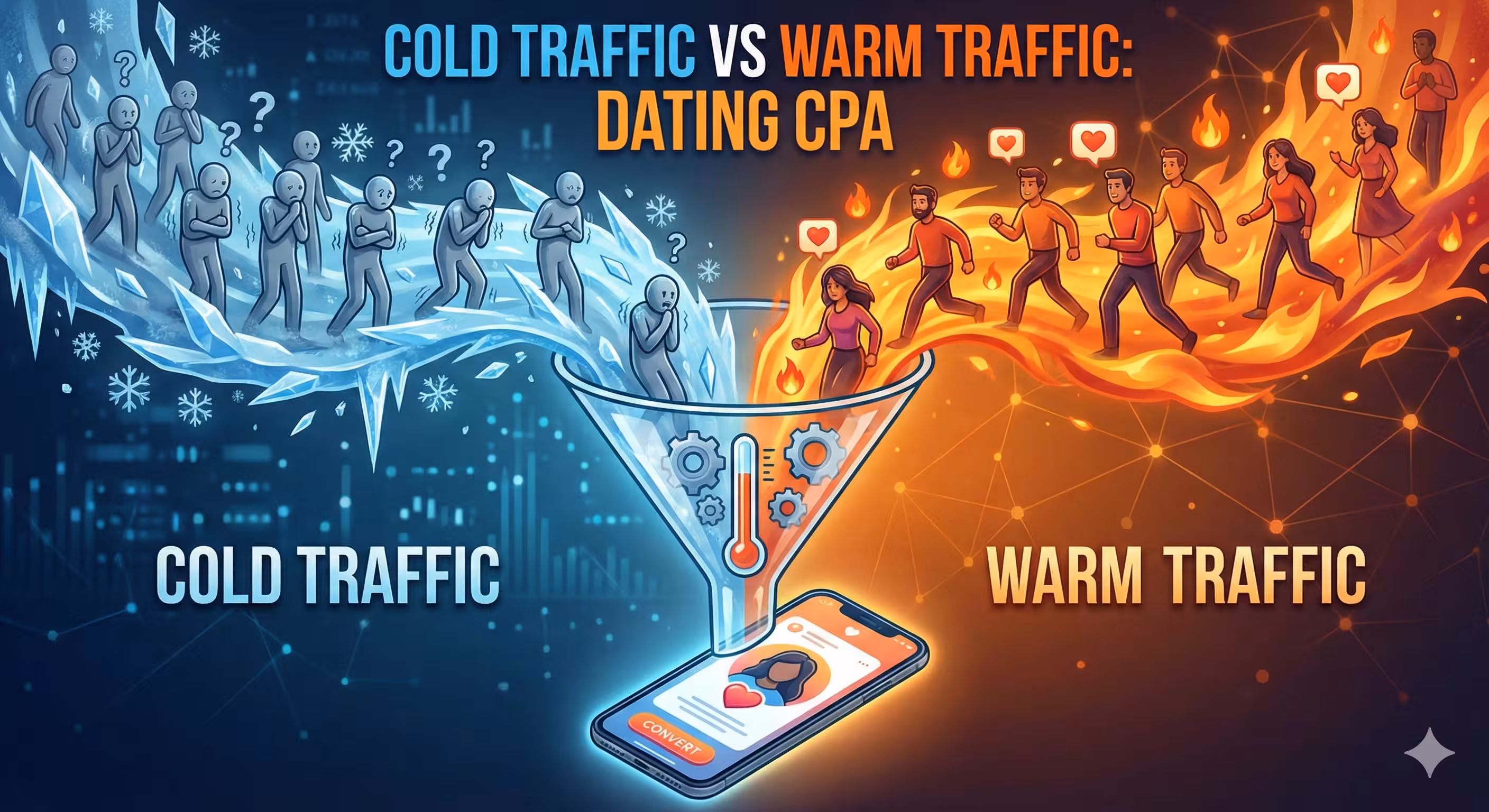 Cold Traffic vs Warm Traffic in Dating CPA: The Truth About Conversion Rates
