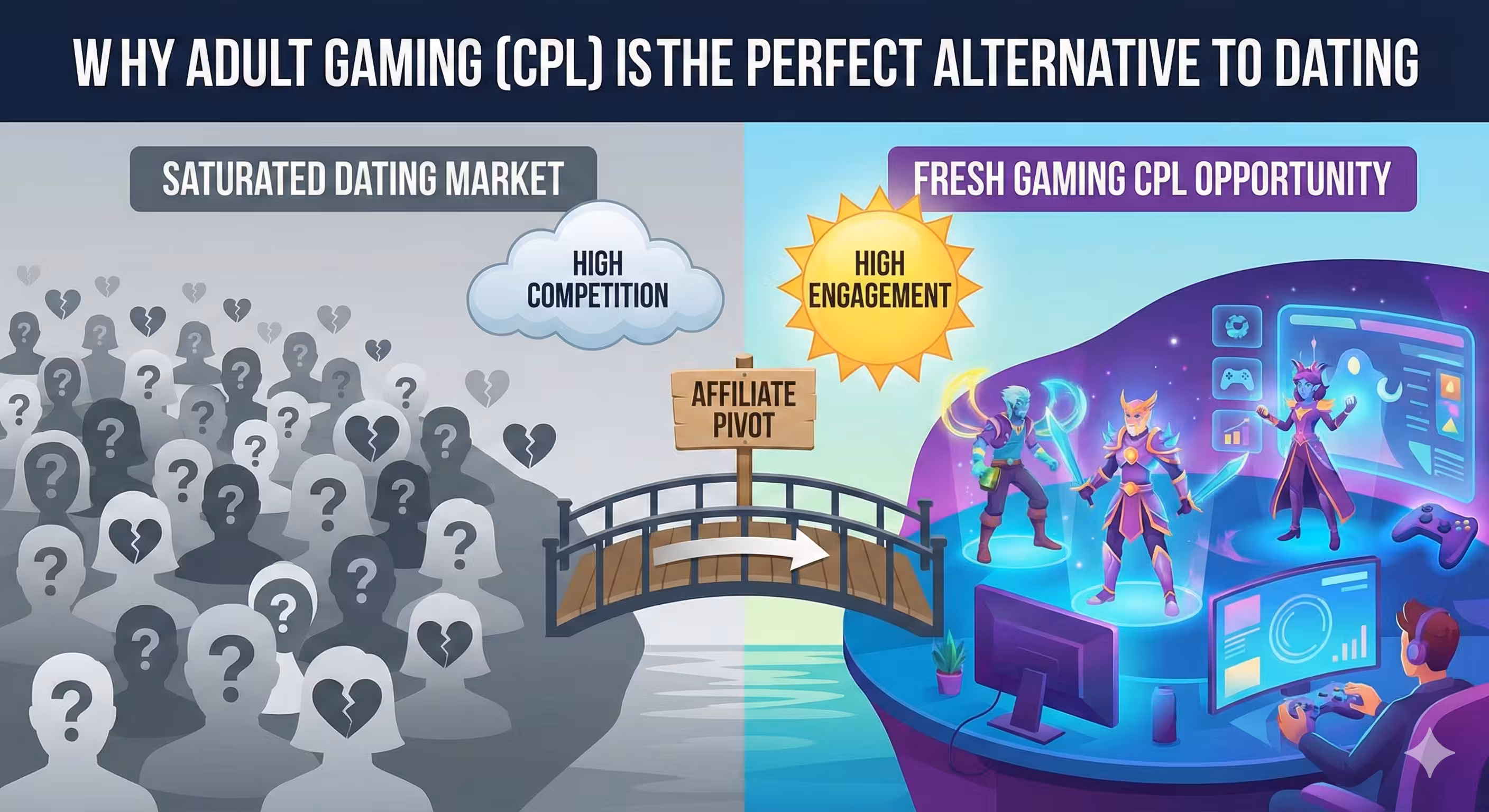 Why Adult Gaming (CPL) is the Perfect Alternative to Dating Affiliate Offers